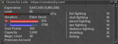 Signature for player Chuva De Leite