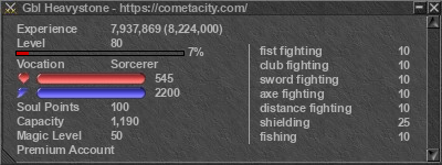 Signature for player Gbl Heavystone