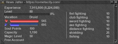 Signature for player Hews Jatter