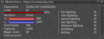 Signature for player Mineirelvery