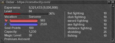 Signature for player Oxbar