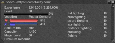 Signature for player Scoco