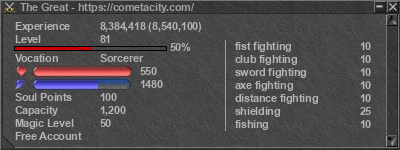 Signature for player The Great