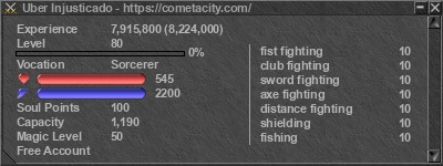 Signature for player Uber Injusticado