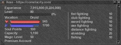 Signature for player Xexe